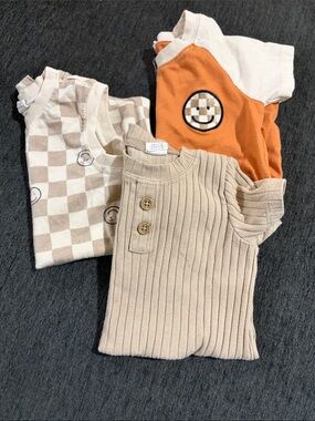 Pl baby 3 piece romper set